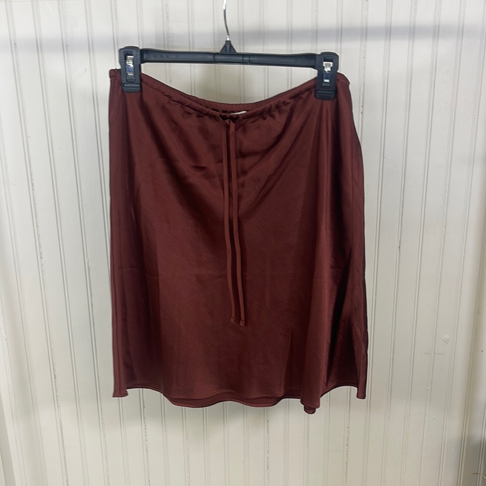 Madewell mini skirt satin